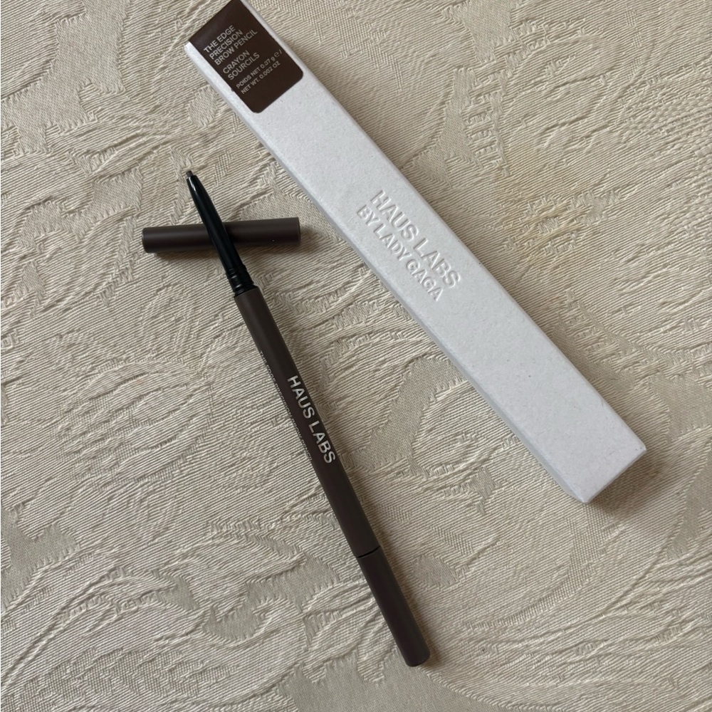 Haus Labs The Edge Micro Brow Eyebrow Pencil in Dark Brown BNIB